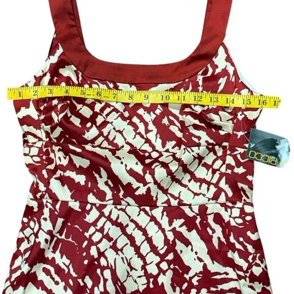 NWT 6P Donna Ricco Satin Mini Dress Square Neckline Elegant Holiday Work Party - Picture 7 of 16